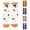 N-White-2486, variant on Kinet Halloween Fuzzy Socks For Women Men Crew Socks Pumpkin Ghost Pattern Halloween Gift Fall Winter Warm Soft Festival Party Lounging Home Socks,Orange