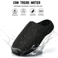 thumbnail image 3 of BERANMEY Slip On Waterproof Mens Slippers Closed Toe Slippers for Mens Warm Fuzzy Comfy House Shoes Non-slip Sole Indoor/Outdoor Fluffy Wide Winter Slippers, 3 of 9