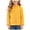 Yellow, variant on Kids Mock Turtleneck Pullover Little Boys Girls Solid Color Fleece Shirts Lightweight Fall Winter Basic Layer Tops 2t 3t 4t 5t 6t 2-12 Years,Orange