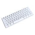 thumbnail image 1 of 61 Keys Gaming Keyboard, Tri Mode Compact Membrane Keyboard RGB Backlit 2.4G  Wired Gaming Keyboard for Home Dormitory Office., 1 of 7