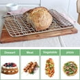 thumbnail image 7 of Vesteel 2-Pack Cooling Rack for Baking, Stainless Steel Cookie Rack for Baking Cooking Roasting , 12" x 9" Grid Wire Rack Fits Baking Sheet Pan, Dishwasher Safe, 7 of 7