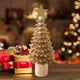 thumbnail image 5 of Adornos navideños, regalos navideños, árbol de Navidad, adornos pequeños para escritorio, árboles de Navidad de madera con forma de pentagrama, regalos navideños, árboles de Navidad de madera para fie, 5 of 6