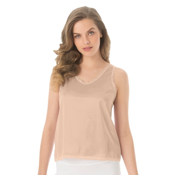 Comfort Choice Plus Size Lace-Trim Camisole