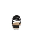thumbnail image 4 of Sandalias DREAM PAIRS Alpargatas Cuña Planas Negras Mujer 8.5, 4 of 6