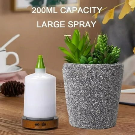 

Convenient and Portable 200ml Waterless Ultrasonic Aromatherapy Diffuser with Auto Off Feature - Plant Essential Oil for Office - Air Humidifier and Mist Sprayer for Increased Productivit