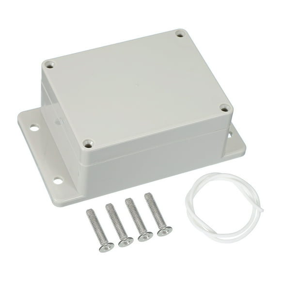 Uxcell Junction Box, Electrical Enclosure Box ABS Plastic Waterproof Outlet Plug Cover Cord Protector 115 x 90 x 55mm / 4.53 x 3.54 x 2.17