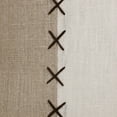 thumbnail image 4 of LR Home Estate Linen Poly Filled Pillow in Gray/Tan, 20" x 20", 4 of 8