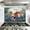 Color 4, variant on Kitchen Backsplash Peel and Stick Wall Murals Longhorn Bluebonnets Bluebonnet Texass Modern Poster Removable Mural 35.4"W x 23.6"H, Oil Proof Vinyl Wallpaper for Fireplace & Behind Stove