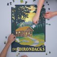 thumbnail image 3 of The Adirondacks, Cabin in the Woods (1000 Piece Puzzle, Size 19x27, Challenging Jigsaw Puzzle for Adults and Family, Made in USA), 3 of 4