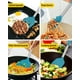 thumbnail image 3 of Juego de utensilios de cocina Bundlepro Silicone 8 piezas con acero inoxidable, 3 of 8