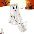 thumbnail image 6 of Sueriy Ghost Walking Dog Statue, Spooky Ghost Dog Halloween Figurine, Halloween Ghost Dog Statues, Ghost Walking His Ghost Dog, Halloween Ghost Decor for Indoor Outdoor, 6 of 9