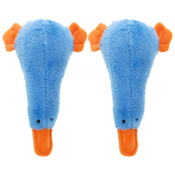 GOOHOCHY 2 Perritos de Peluche con Sonido (2 unidades) - Juguete para Mascotas - Entrenamiento de Mordida