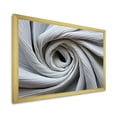 thumbnail image 2 of Designart "Fractal Spirals in Grey I" Abstract Framed Wall Art Decor - Modern Grey Abstract Spirals Hallway Framed Wall Art Decor, 2 of 6
