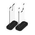 thumbnail image 1 of Cutlery Display Rack Clear Acrylic Cutlery Holder Stand Perfectly For Collectors Kitchen White, 1 of 5