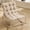 Beige, variant on Papasan Rocking Chair with Metal Frame, Outdoor Rocker Chair, Lounge Comfy Rocking Chair for Porch Patio Garden/Indoor Living Room, Oversized (Beige)