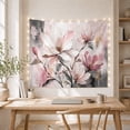thumbnail image 5 of White Magnolia Flowers on Abstract Textured Background Romantic Watercolor for Flower Lovers Botanical Wall Art Mother's Day Gift Tapestry Wall Hanging for Bedroom and Living Room, 5 of 7