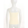 thumbnail image 4 of Zaldita Kids Girls Causal Sleeveless Undershirts Sport Dance Crop Top Yoga Gymnastic Vest Activewear Nude 6-8, 4 of 6