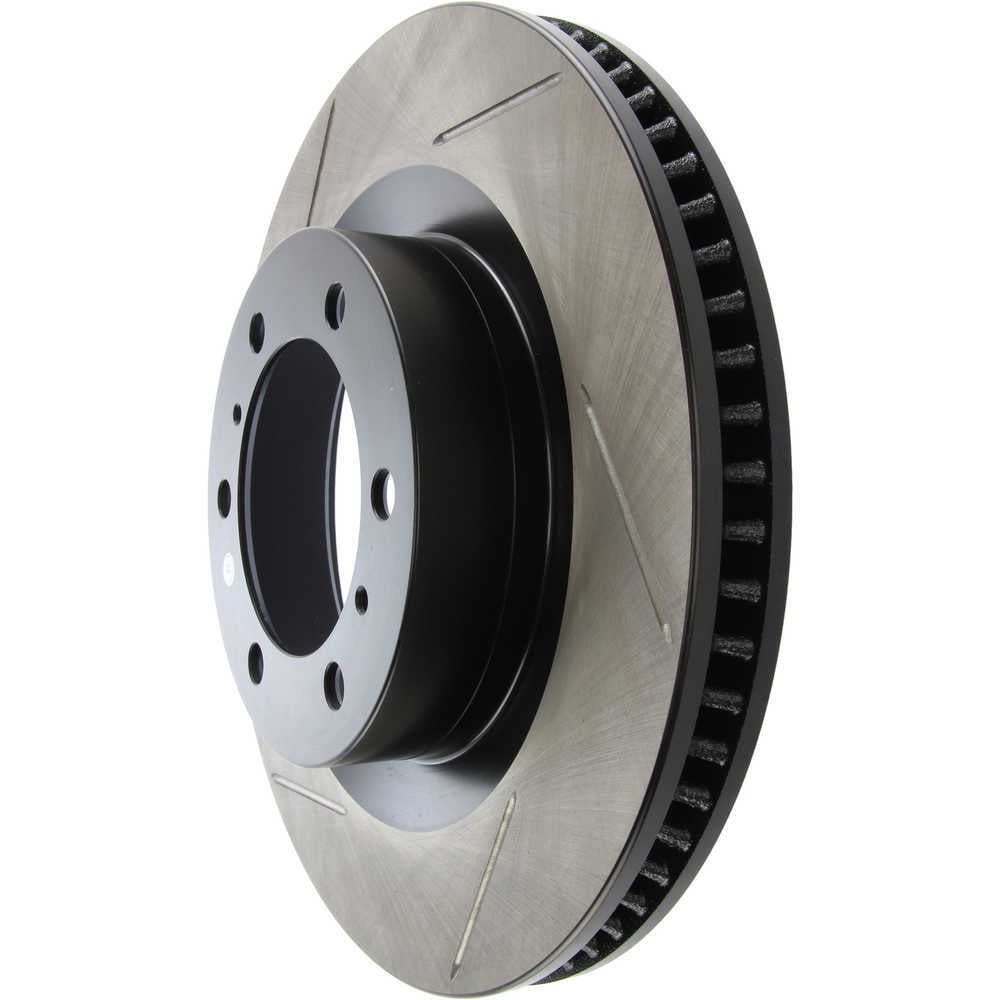 StopTech 126.44174CSR Sport Cryo-Treated Slotted Disc Brake Rotors, split-core castings for uniform