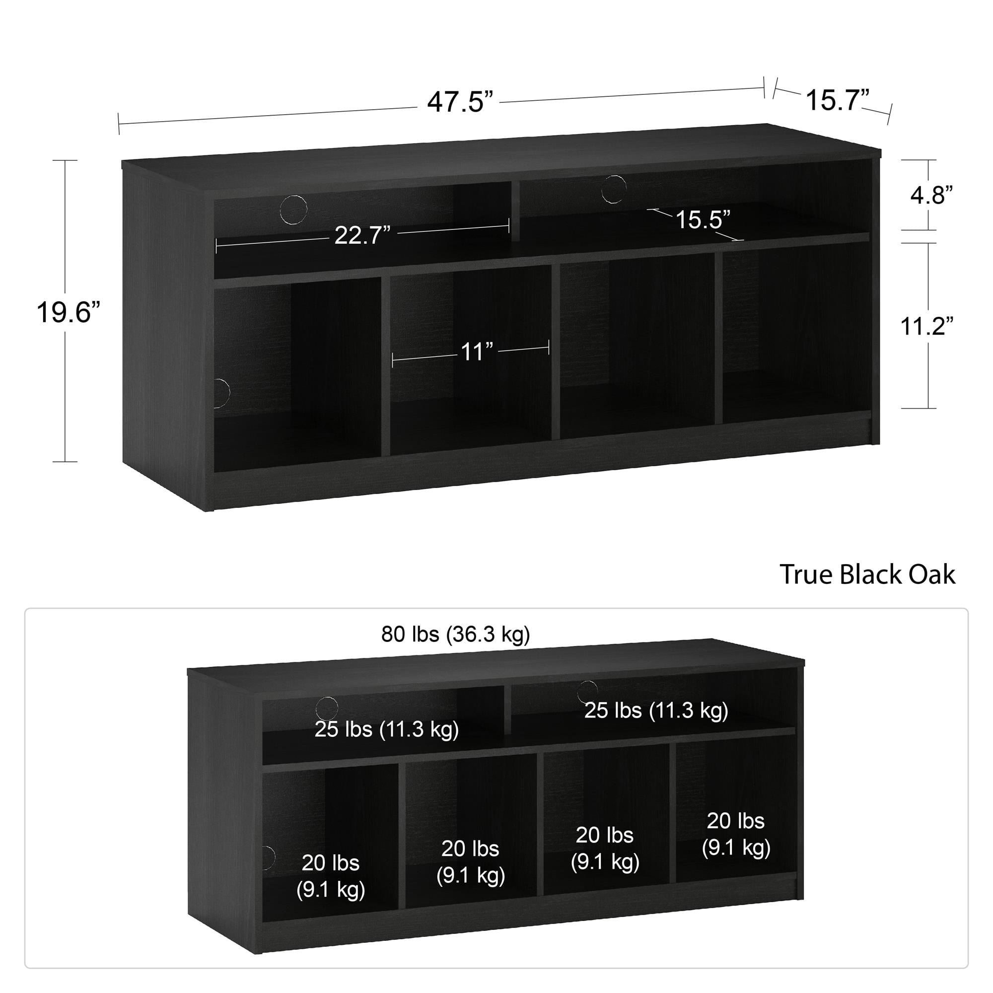 Walmart 4 cube tv console online