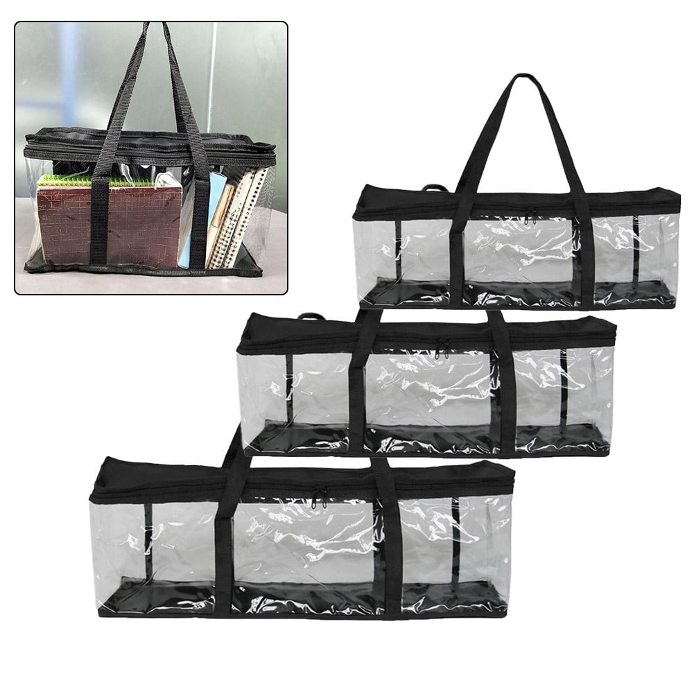 Transparent Tool Bag with Water resistant PVC Easy Access and Fast Find