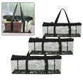 thumbnail image 3 of MYG Clear Tote Bag Transparent Shoulder Bag Large capacity Tool Bag Waterproof PVC, 3 of 6