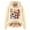 Beige, variant on Womens Christmas Sweatshirt Christmas Cute Deer Print Women'S Fall Winter Velvet Thickened Warm Cardigan Hooded Hoody Hoodies for Women Beige L