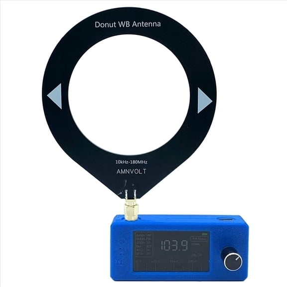 SI4732 Receptor de Radio 9,9 KHz-181MHz Receptor de Radio de Corta Portátil SW LW AM FM SSB Mini SI4732 Radio Azul
