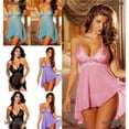thumbnail image 2 of FAMY Tallas Grandes Lencería Para Mujer Vestido Ropa Interior Babydoll De Dormir + Tangapangjing, 2 of 3