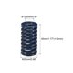 thumbnail image 2 of Troquel Resorte, 25mm OD 45mm Largo Espiral Estampado Liviana Carga Compresión Troquel Resortes para 3D Impresora Eléctrica Pieza, Azul, 2 of 5