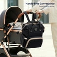 thumbnail image 6 of Diaper Bag Backpack,Caveen Multifunctional Mommy Nappy Bags with Insulated Pockets, Waterproof, Large Capacity, Black, 6 of 8