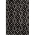 thumbnail image 4 of SAFAVIEH Tunisia Mandy Geometric Diamonds Area Rug, Anthracite/Cream, 3' x 5', 4 of 5