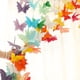 thumbnail image 3 of Guirnalda de mariposa de papel de 3M, cartel colgante de oro rosa, bandera DIY para adultos y niños, suministros de decoración para fiesta de cumpleaños, boda y Baby Shower, 3 of 4