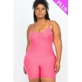 thumbnail image 2 of Plus Size Ribbed Bodycon Romper 3XL, 2 of 6