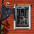 thumbnail image 3 of Happydeer Halloween Scary Window Cover Horror Female Ghost Window Curtain Indoor Outdoor Party Haunted House Window Door Decoration Poster (Type D), 3 of 13