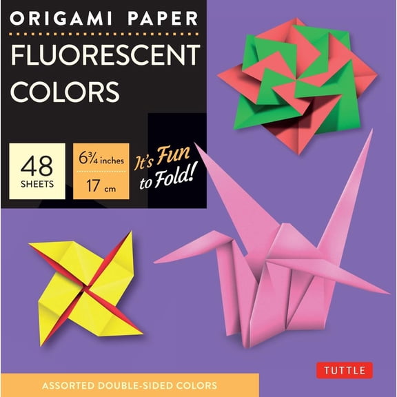 Origami Paper Packs: Origami Paper Fluorescent: Perfect for Small Projects or the Beginning Folder (Other)