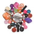 thumbnail image 4 of AeraVida Vibrant Rainbow Colorul Fusion Mixed Stone and Crystal Floral Pin or Brooch Fashion Jewelry Gifts for Women, 4 of 4