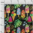 thumbnail image 2 of oneOone Rayon Black Fabric Texture Sewing Craft Projects Fabric Prints By Yard 56 Inch Wide-CK, 2 of 5