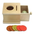thumbnail image 4 of Juguete de bola de madera, educativo preescolar, juego de actividades, caja de permanencia de objetos de madera para bebés, niños y niñas, regalo sant, 4 of 9