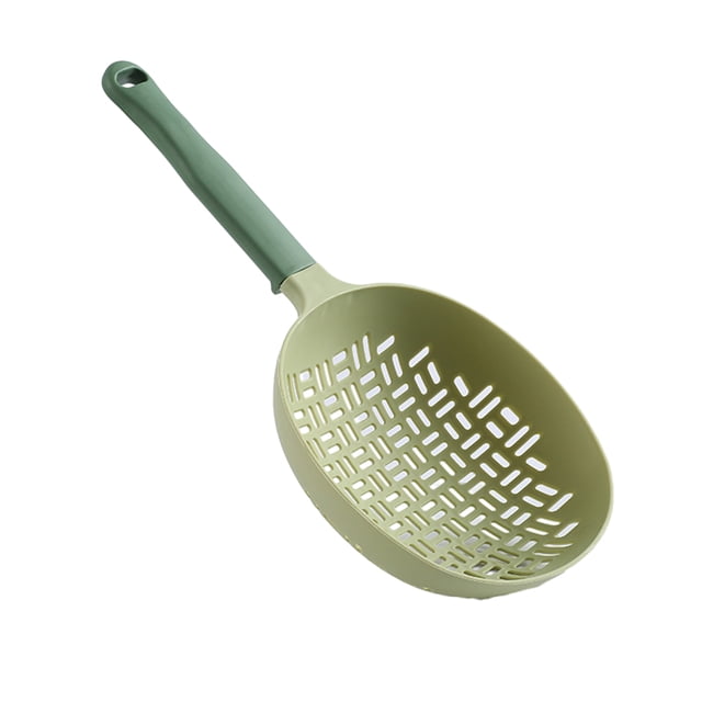 Ounissouiy Cuchara de cocina de nailon duradero para albóndigas de fideos y cuchara de cocina de temperatura de espagueti Cocina y Comedor Verde