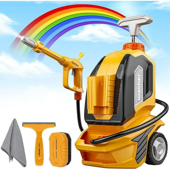 EP EXERCISE N PLAY Kids Clean Car Washer Toys, 5 Piece Set