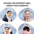 thumbnail image 3 of TELOLY 2026 New Fluffy Ear Muff for Women Plush Foldable Earmuffs Kids Winter Earmuffs Girls Boys Cold Weather Ear Warmer for Outdoor Activities,Winter Sports,Commuting,Travel,Daily Use., 3 of 7