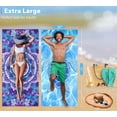 thumbnail image 3 of Toalla de playa Qinqinamu de microfibra, paquete de 2 unidades, 180 x 80 cm, ligera, 3 of 7