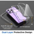 thumbnail image 4 of UTAH-for iPhone 12/iPhone 12 Pro Case Clear, Rugged Heavy Duty Protective Shockproof Drop Tough Transparent Cell Phone Cover for iPhone 12/iPhone 12 Pro, 4 of 4