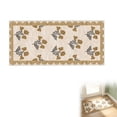 thumbnail image 2 of Lypsnake Floral Entry Rug - Scalloped Border Botanical Print Runner Rug,23.7x35.5 Inch Non-Slip Washable Neutral Area Rug for Kitchens Hallways Bedrooms and Farmhouse Home Decor, 2 of 8
