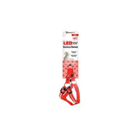 Xtreme Accessories LED harnais pour chien petit rouge XHC7-1001-ROUGE