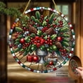 thumbnail image 4 of 2D Flat Products A Christmas Sunshine Hanging Ornament - Festive Pine Cone Colored Window Hanging, Suitable for Interior Wall Art in Living Room, Bedroom, Unique Home Decoration And  8*8inch, 4 of 7
