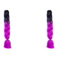 thumbnail image 1 of Minnieouse Cabello trenzado sintético Impresionantes trenzas Extensión de cabello sin esfuerzo Extensiones de cabello trenzado Type15 NO15, 1 of 6