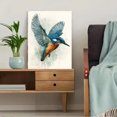 thumbnail image 5 of Flying Kingfisher Decorative Canvas Art，Kitchen Foyer Hallway Living Room Decor, 5 of 8