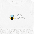 thumbnail image 4 of Inktastic Cute Flying Bumble Bee Girls Toddler Dress, 4 of 5