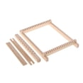 thumbnail image 1 of yuksok Wooden Weaving Knitting Shuttle Loom Tapestry Hand-Knitted Machine Kit DIY Craft, 1 of 8